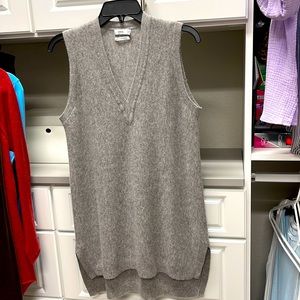 Vince Lt gray cashmere vest
